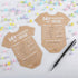 Kate Aspen Baby Predictions for Baby Shower Advice Cards - 50-Count Onesie Shaped Games for New Parents