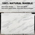 African Genuine Marble Paper Towel Holder, 6" Metal Rod Stand for Kitchen Organization, Fits Standard Size Rolls (Namib
