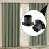 Set of 4 Heavy Duty 1-1/4 Inch Stainless Steel Closet Rod End Supports with Screws, Closet Pole Sockets (Black)