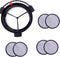 Coffee Filter Disks with Frame for Mr. Coffee Brewers, 6 Pcs Filters and 1 Holder Frame, Compatible with MrCoffee