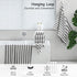 18 Set Loop-6 Towels,6 Towels,6 Set Pcs Light Gray Stripe Bath Towel with Hanging Bath Hand Washcloths Soft Family