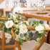 Der Rose 4 Pcs 13Ft Artificial Eucalyptus Flower Garland with Fake Silk Rose and Greenery for Decor