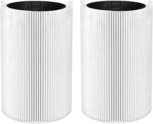 Blue Pure 411 Replacement Filters - Compatible with Blueair Blue Pure 411, 411+, 411 Auto, 2 Particle and 2 Activated