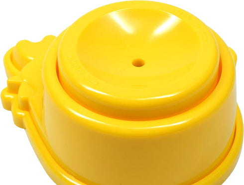 Seki Japan Egg Pierce, Hard Boiled Egg Peeler, Kawaii Chikin Shape, Yellow