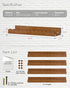 Set 4, Harwaya Walnut Nursery Book Shelves Wall of Dark Wood Scalloped Floating Bookshelf for Wall, Cloud Wooden