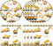 Funnio lucu Construction Party Decorations,40Pcs Construction Birthday Party Supplies Including Disposable Construction Plates and