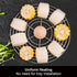 Round Steamer Rack and Cooling Rack - Stainless Steel Pot Trivet, Cooking Rack for Baking, Canning, Steaming