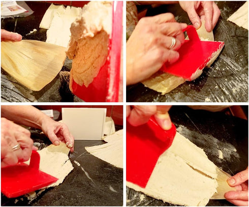 Tamales Masa Spreader - 2 Pack, Available in White, Red, Black or Green