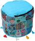 Rastogi Handicrafts Indian Traditional Home Decorative Ottoman, Handmade Pouf with Patch Work and Embroidery