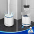MR.SIGA Toilet Bowl Brush and Holder, 1 Pack - Premium Quality with Solid Handle and Durable Bristles