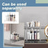 Multi-Functional Bathroom Organizer Countertop for Makeup, Skincare, and More, Acrylic 2-Tier Vanity Tray