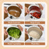 Rice Washer Strainer Bowl: 4-in-1 Washing Bowl for Quinoa, Stainless Steel Rinser for Cleaning Fruits and Vegetables