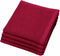Now Designs Set of 4 Ripple Kitchen Dishcloths, Carmine Red