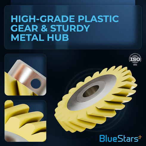 BlueStars Upgraded W10112253 Mixer Worm Gear Replacement Part for Whirlpool & KitchenAid Mixers
