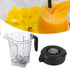 Blender Cup Container, Transparent Food Blender Container with Blade Lid Replacement for Vitamix 64oz