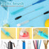 6 Pack Bottle Brush Narrow Neck Cleaning Set, Long Handle Stainless Steel Cleaner for Beer Bottle, Wine Decanter