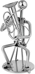 Broadway Gift Silvertone Tuba Player Table Top Figurine, 6 Inch