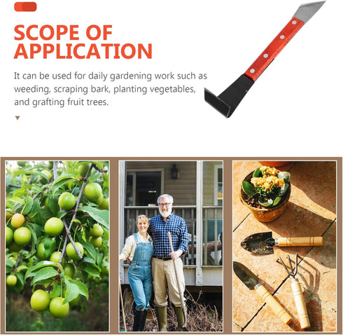 YARDWE Bark Spud Debarking Tool, Log Peeler for Bark Removal from Garden Fruit Trees