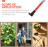 YARDWE Bark Spud Debarking Tool, Log Peeler for Bark Removal from Garden Fruit Trees