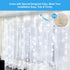 300 9.8 9.8FT 8 LED Fairy Curtain Lights, x Cold White USB Plug in Modes String Hanging Lights with Remote