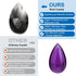 10 Pack 60mm 38mm PATIKIL Teardrop Crystal Chandelier Pendants Beads, Length Chandelier Prisms Parts Ornaments Hanging