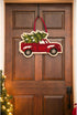 Evergreen Flag Beautiful Christmas Tree Truck - Hooked Hanging Door Décor, 23 x 1 x 15 Inches