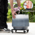 12Inch 200lb Heavy Duty Plant Caddy with Wheels - Weight Capacity - Steel Rolling Plant Stand for Indoor and Outdoor