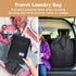 Washable Travel Laundry Bag with Handles and Drawstring (2 Pack), Heavy Duty, 27.5x34.5 in, Black