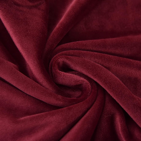 Slipcovers,Counter (2, Velvet Bar Stool Seat Covers, Square Barstool Covers Height Chair Covers Burgandy)