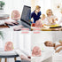 FARADAY USB Desk Fans, 5 Inches Portable Table Fans with 360° Head Rotation, Small Personal Desktop Fan (Pink)