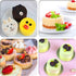 Ocmoiy 2 Inch Ore Mold Round Silicone Molds for Chocolate Covered Ore Cookie, Mini Cake, Candy, 24 Cups Baking Mold