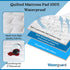 13" Waterguard Quilted Cotton Mattress Pad - Full XL Size - Soft, Comfortable, and Fluffy Mattress Pad - Waterproof