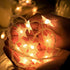 20 40 Star String Lights Battery Operated, FT LED Twinkle Lights Warm White Cute Hanging Star Fairy Light for Bedroom