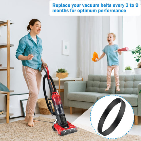 Vacuum Belt Replacement for Dirt Devil Style 4/5, Compatible with Models: 3720310001, 1540310001