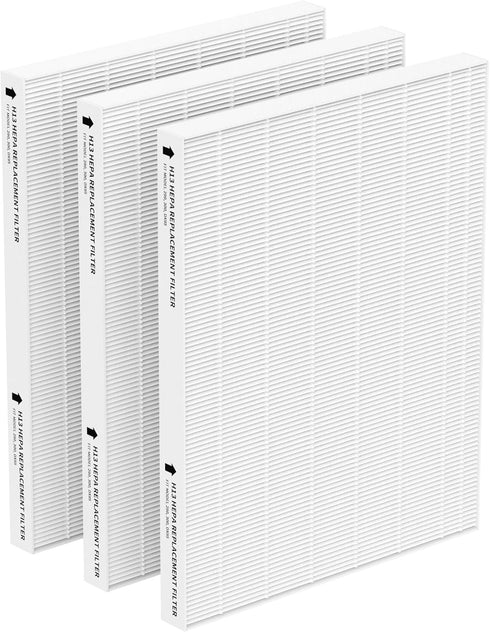 True HEPA Filter Replacement Compatible with Fellowes AeraMax 290/300/DX95 Purifiers, 3 Packs of True HEPA Air Filter