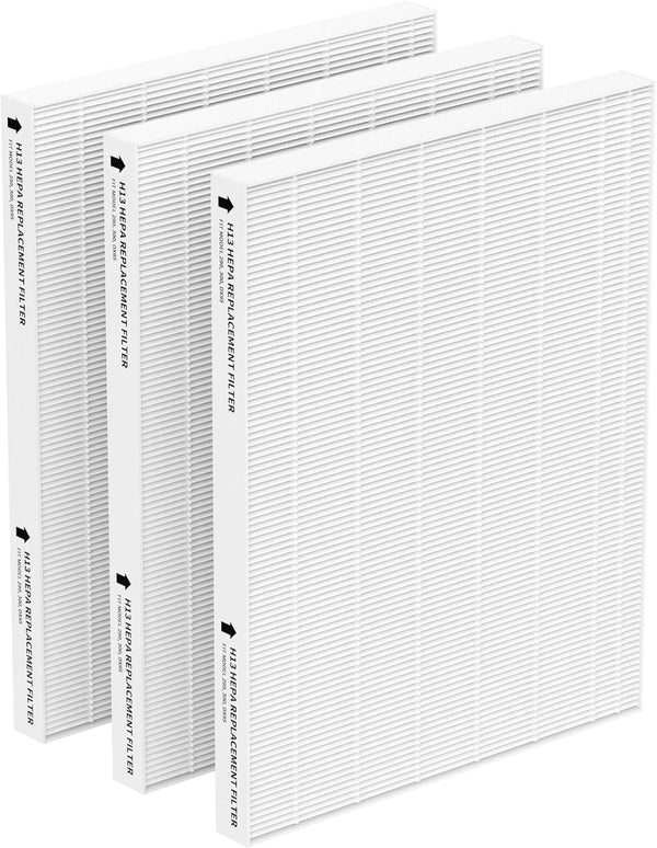 True HEPA Filter Replacement Compatible with Fellowes AeraMax 290/300/DX95 Purifiers, 3 Packs of True HEPA Air Filter