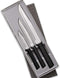 Rada Cutlery 3-Piece Knife Gift Set, Housewarming, Black Handles, Made in USA