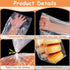 Reastar 72 Pack 100 Bread Bags with Ties, Clear Bread Bags for Homemade Bread and Ties, Adjustable Reusable Plastic