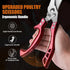 Dream Reach Poultry Shears, Red Heavy Duty Kitchen Shears with Serrated Edge, No Rust Spring Loaded, Multipurpose