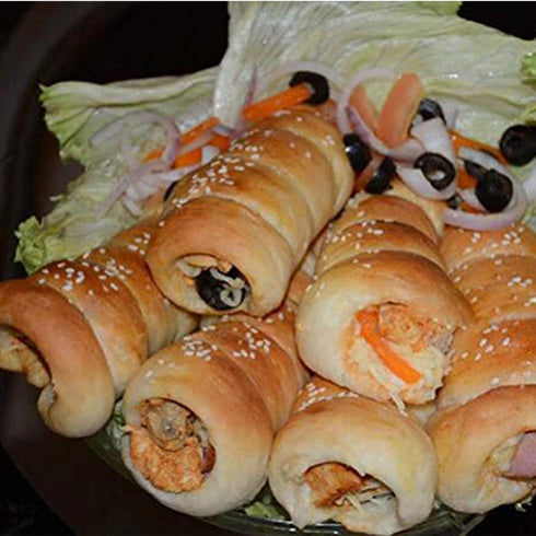 FantasyDay Non-stick Cream Cannoli Tubes, 19 Pcs Stainless Steel Baking Cones with Clean Brush for Pastry