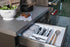 Rev-A-Shelf GCT-2W-52 Medium Glossy White Cutlery Tray Drawer Insert