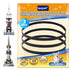 KEEPOW Vacuum Belt for Hoover Dual Power Max Carpet Cleaner FH51000, FH51001, FH51002, 3 Pack