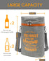 Set 2 2 Wine Cooler Bag Gift with Tumblers, Insulated Portable Wine Carrier Holds Bottles, Perfect for Outdoor Use