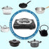 Elite Gourmet ESB100B Electric Hot Plate, Single Coiled Burner, Temperature Control, Easy to Clean, Black