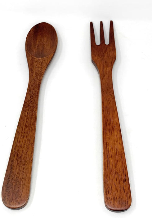 Lipper International Cherry Finished Salad Servers, 12" Long, One Pair