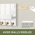 Rebee Vision Key Holder for Wall, Decorative Mail Organizer with 5 Key Hooks for Modern Farmhouse Home Decor