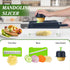 12 1 HomeHacks Vegetable Chopper Vegetable Cutter, in Kitchen Gadget, Dicer, Slicer, Onion Cutter, Salad, Cheese Grater
