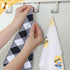 Leinuosen 8 Sets Sets Pcs Yellow Bee Kitchen Towels and Dishcloths Oven Mitts and Pot Holders Absorbent Kitchen Gloves