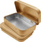 6 Pcs Metal Hinged Tin Box Container, Mini Portable Storage Kit with Lid for Home Storage, Gold, 3.7 x 2.3 Inch