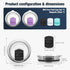 20 oz Tumbler Lids, Magnetic Replacement for YETI, BPA Free 2 Pack Purple Tumbler Lids & 3 Pack Slider